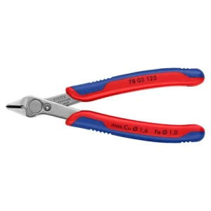 Knipex 78 03 125 Alicate de Corte Diagonal em Aço INOX para Cortes Finos