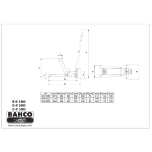 Bahco BH12000 Macaco Extra baixo 2Ton - Image 2