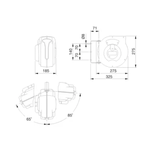 Bahco BLCR230SC Enrolador de Cabo Elétrico 3x1.5mm 15mt - Image 2