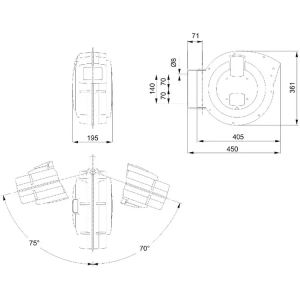 Bahco BPHRC815 Enrolador de Mangueira de Ar 1/4" 8mmx15mt - Image 2
