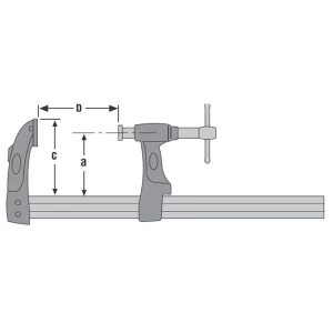 URKO 4003-P GRAMPO DE APERTO RáPIDO 35X8X130MM - Image 4