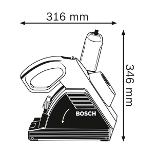 Bosch GNF 35 CA Fresadora "Abre Roços" 1400W ø150mm - Image 2