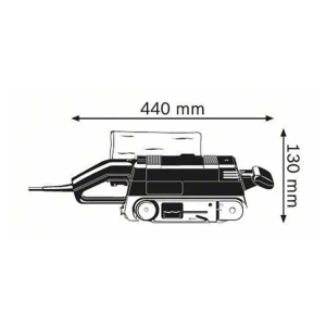 Bosch GBS 75 AE Lixadora de Cinta 750W 75x533mm - Image 2