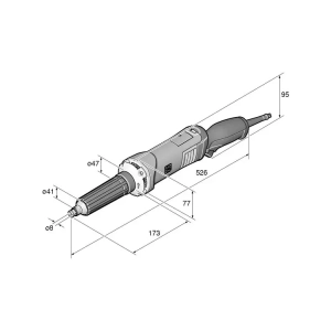 Fein GSZ 11-320 PERL Retificadora reta longa 1010W 9.500-32.500rpm - Image 2