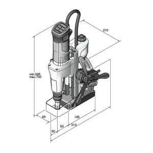 Fein KBM 50 AUTO Coluna Magnética Automática com Berbequim QuickIN - Image 5