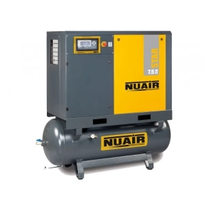Nuair STAR 7.5-10-270 Compressor de Parafuso c/ Secador e Reservatório de 270Lt