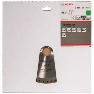 Bosch Optiline Wood Disco Pastilhado p/Madeira (Serras de Meia Esquadria) ø216mm - Image 2