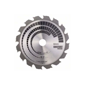 Bosch Construct Wood Disco Pastilhado p/ Madeira c/ Pregos ø235mm 16 Dentes