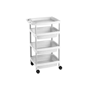 Tatay 7738201 Carro Porta Legumes com 4 Prateleiras