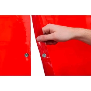 Weldas 55-6218 Cortina de Soldadura Vermelha 1,37X1,80mt